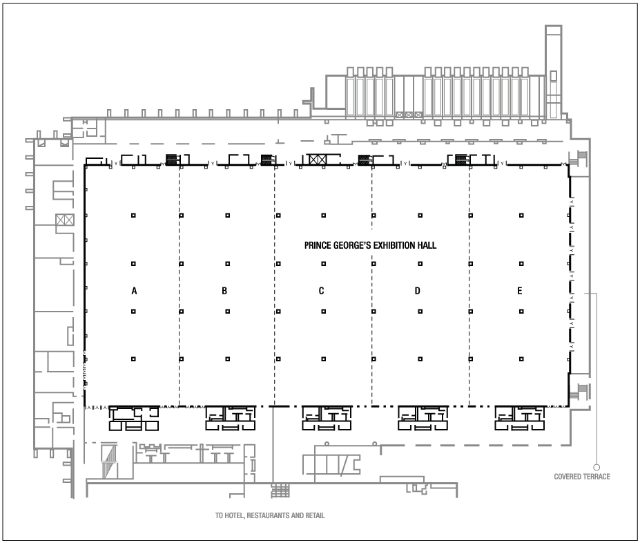 Hotel floor plans for National Harbor Meeting Rooms at the Gaylord National Resort & Convention Center